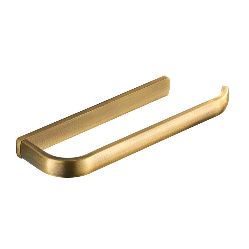 Uchwyt na ręczniki ścienny z matowego złota mosiężnego, 1 sztuka, akcesoria łazienkowe, wieszak na ręczniki 29 cm