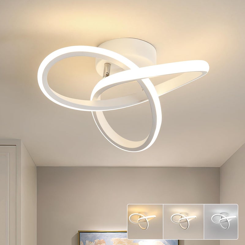 Plafon LED Żyrandol LED energooszczędny Plafon nowoczesny W Designerska oprawa oświetleniowa LED do przedpokoju temperatury barwowe K K