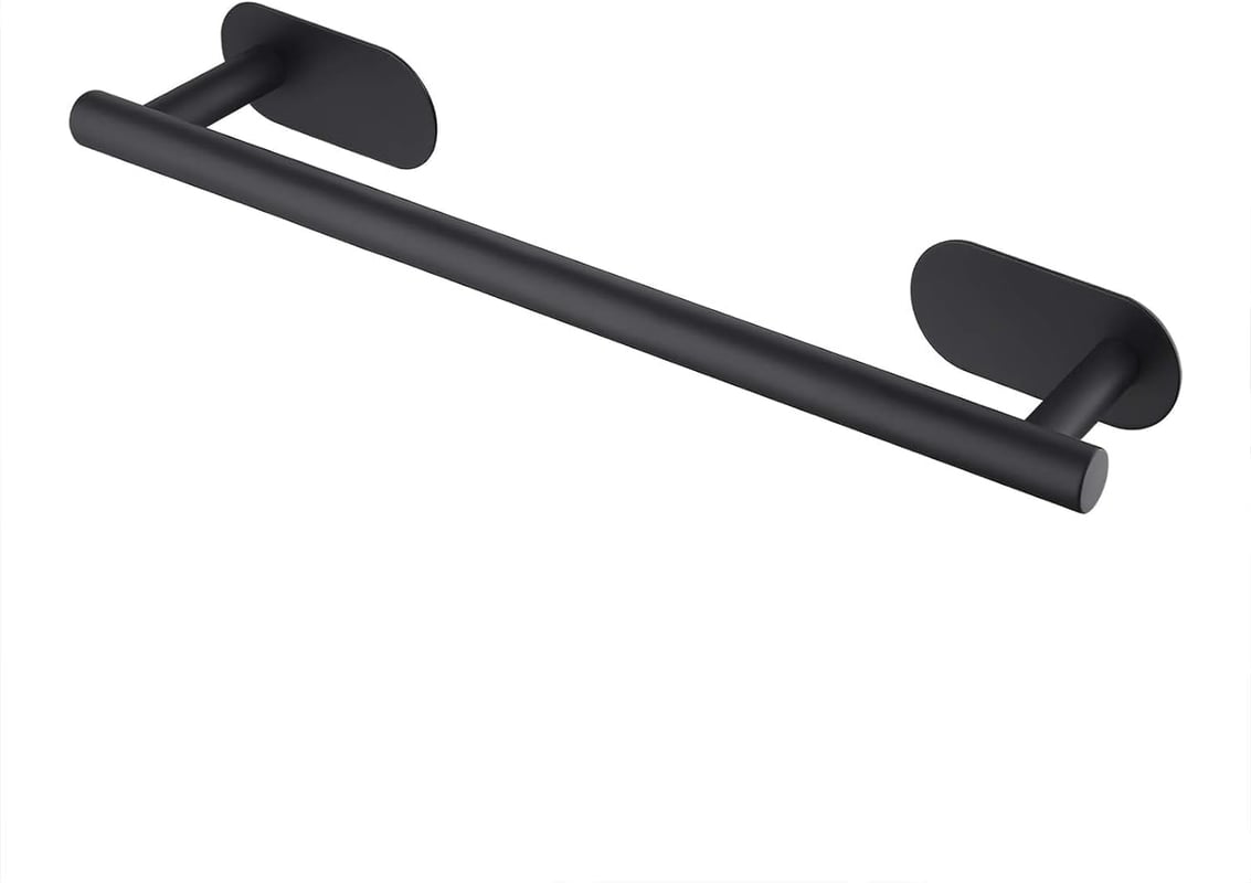 Wieszak na ręczniki 40 cm do łazienki, ścienny drążek na ręcznik, samoprzylepny, wykonany ze stali nierdzewnej 304, wodoodporny, bez wiercenia