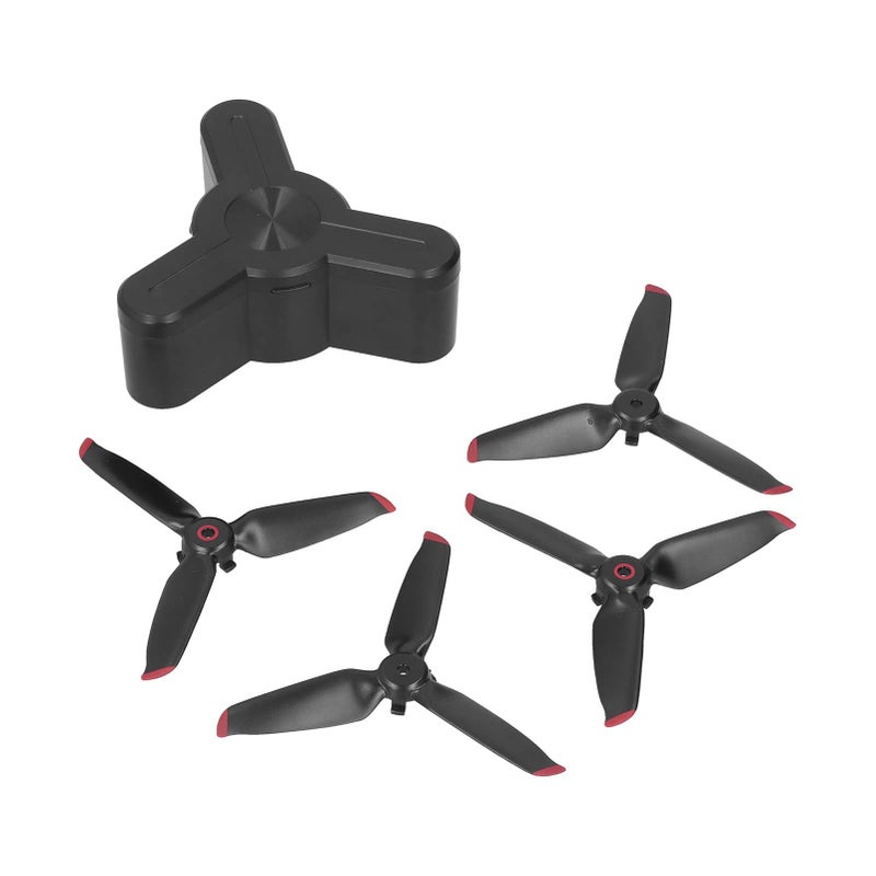 Odporne na zużycie, pyłoszczelne etui do przechowywania śmigieł, amortyzujące wstrząsy, przenośne pudełko na łopatki FPV z 4 śmigłami do DJI
