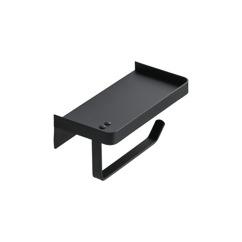 Wieszak na papier toaletowy z półką, uchwyt na papierowy ręcznik do łazienki, wieszak na rolkę papieru toaletowego z półkami na telefon