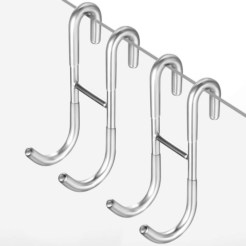 Hak do Kabiny Prysznicowej Zestaw 2 szt. z silikonową osłoną Hak Wieszak na Ręczniki Bez wiercenia Uchwyt do ściągaczki do