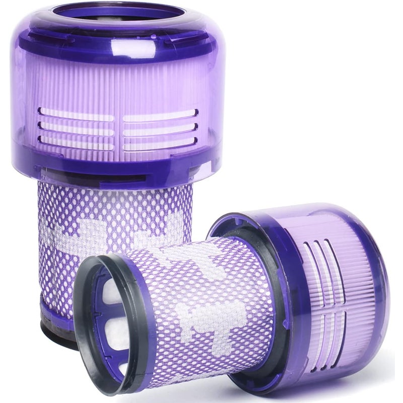 Zestaw 2 zmywalnych filtrów zamiennych HEPA do Dyson V12 Detect Slim Absolute Extra Fluffy Total Clean Głowica silnika Total Clean