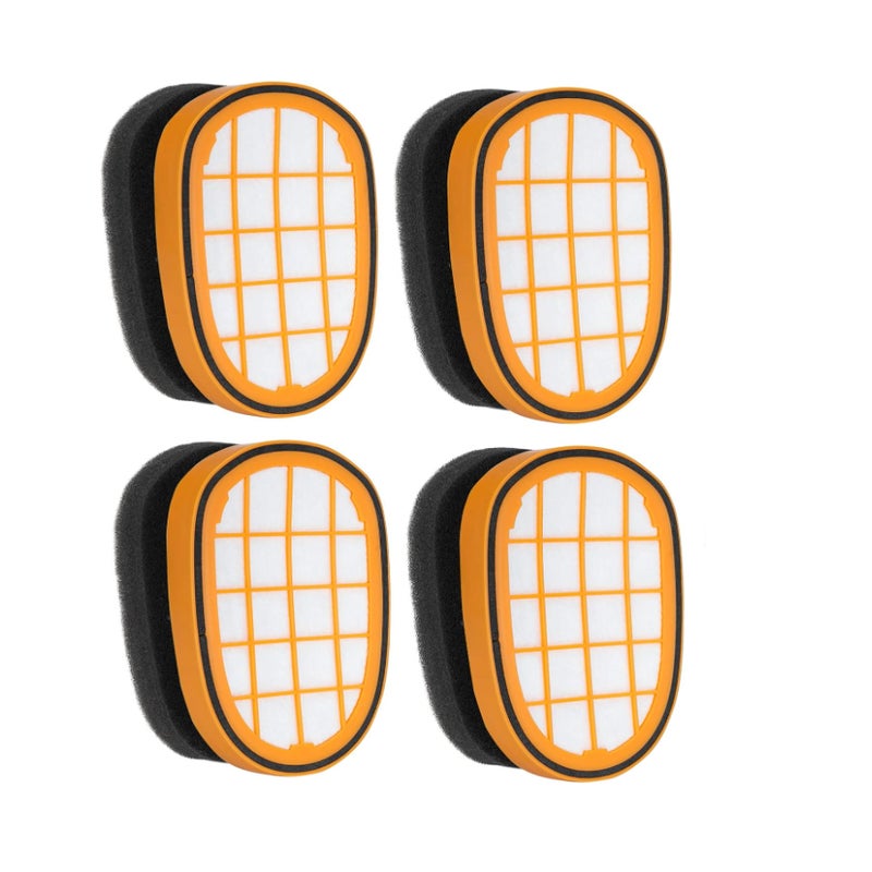 Zestaw 4 filtrów zamiennych FC6812/6814/6822/6823/6908 kompatybilnych z akcesoriami Philips