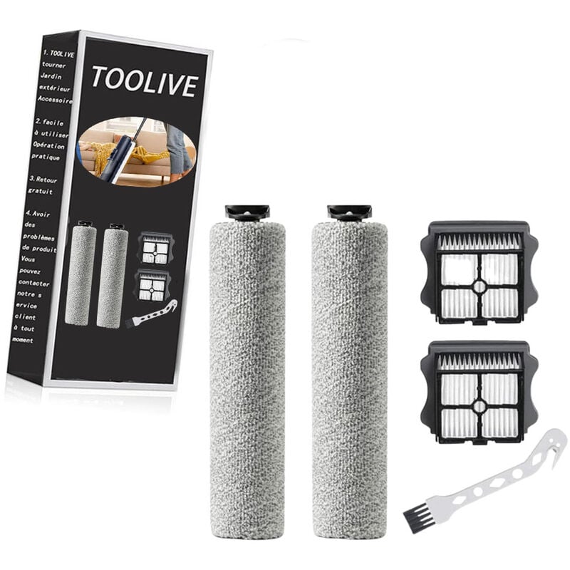 Filtr Szczotka Zamienna Zestaw akcesoriów do Odkurzacza Czyszczącego na Sucho i na Mokro Tineco iFloor3 i Floor One S3 (5 Sztuk)