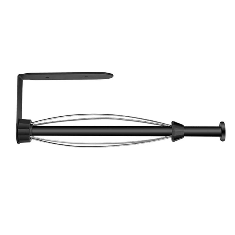 Wieszak na ręczniki papierowe, uchwyt na rolkę ścienną pod szafką z klejem, uchwyt na papier toaletowy z funkcją amortyzacji