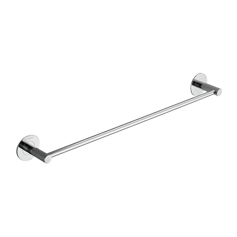 30 cm, Samoprzylepny wieszak na ręczniki łazienkowy, chromowany