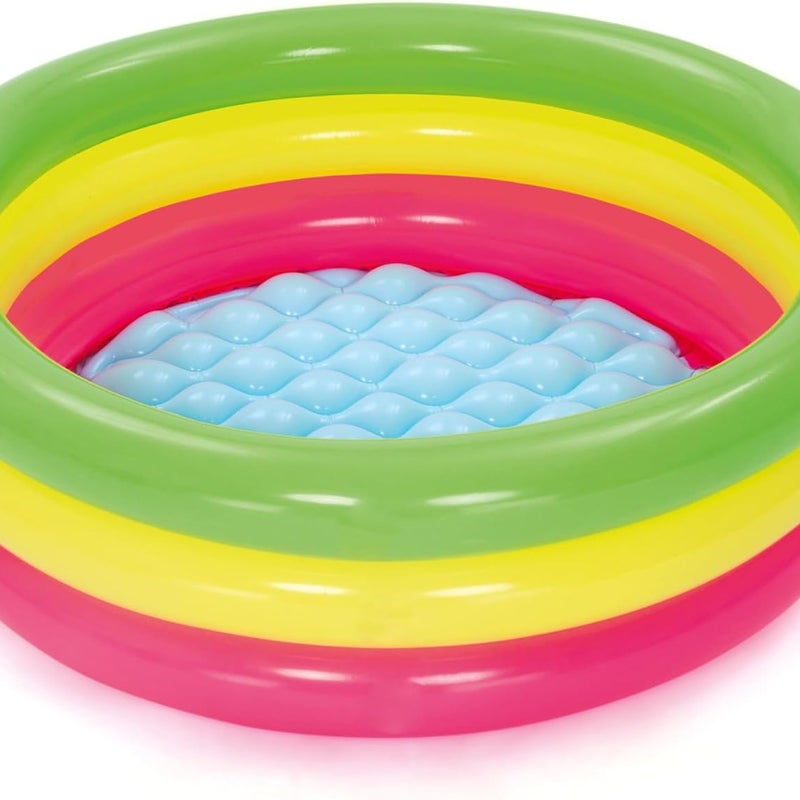MCBOSON Nadmuchiwany basen dla dzieci 70 x 24 cm Wiaderko do pływania dla dzieci z grubego PVC