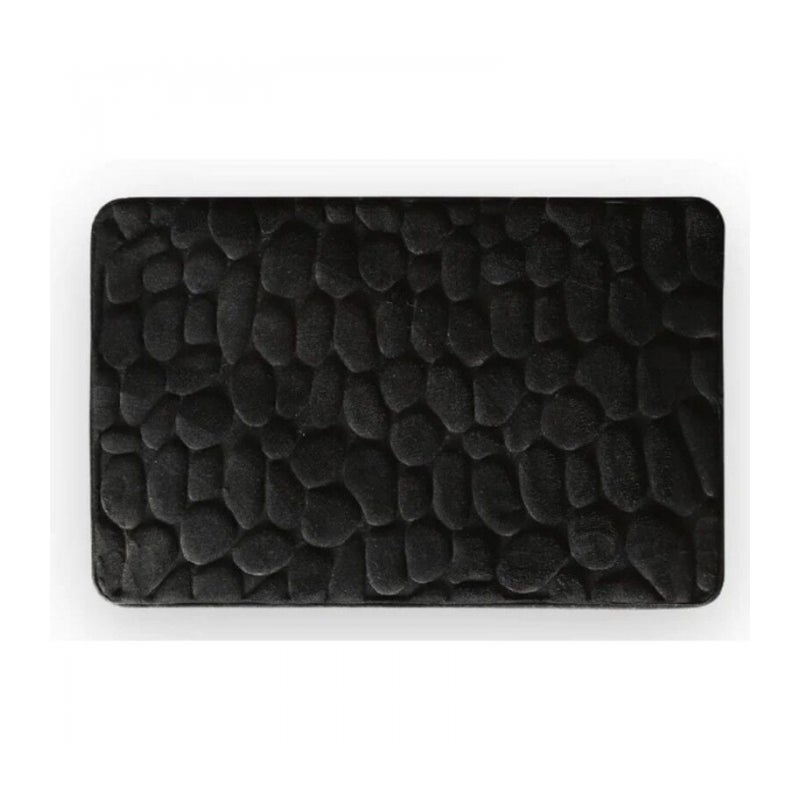 Chłonna mata łazienkowa z mikrofibry 40 x 60 cm, czarna