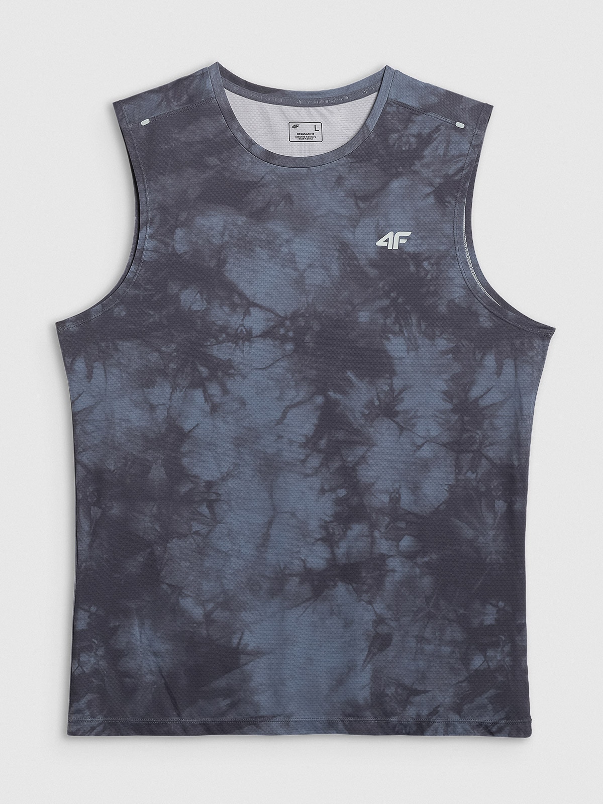 4F Koszulka treningowa regular szybkoschnąca męska - czarna XL