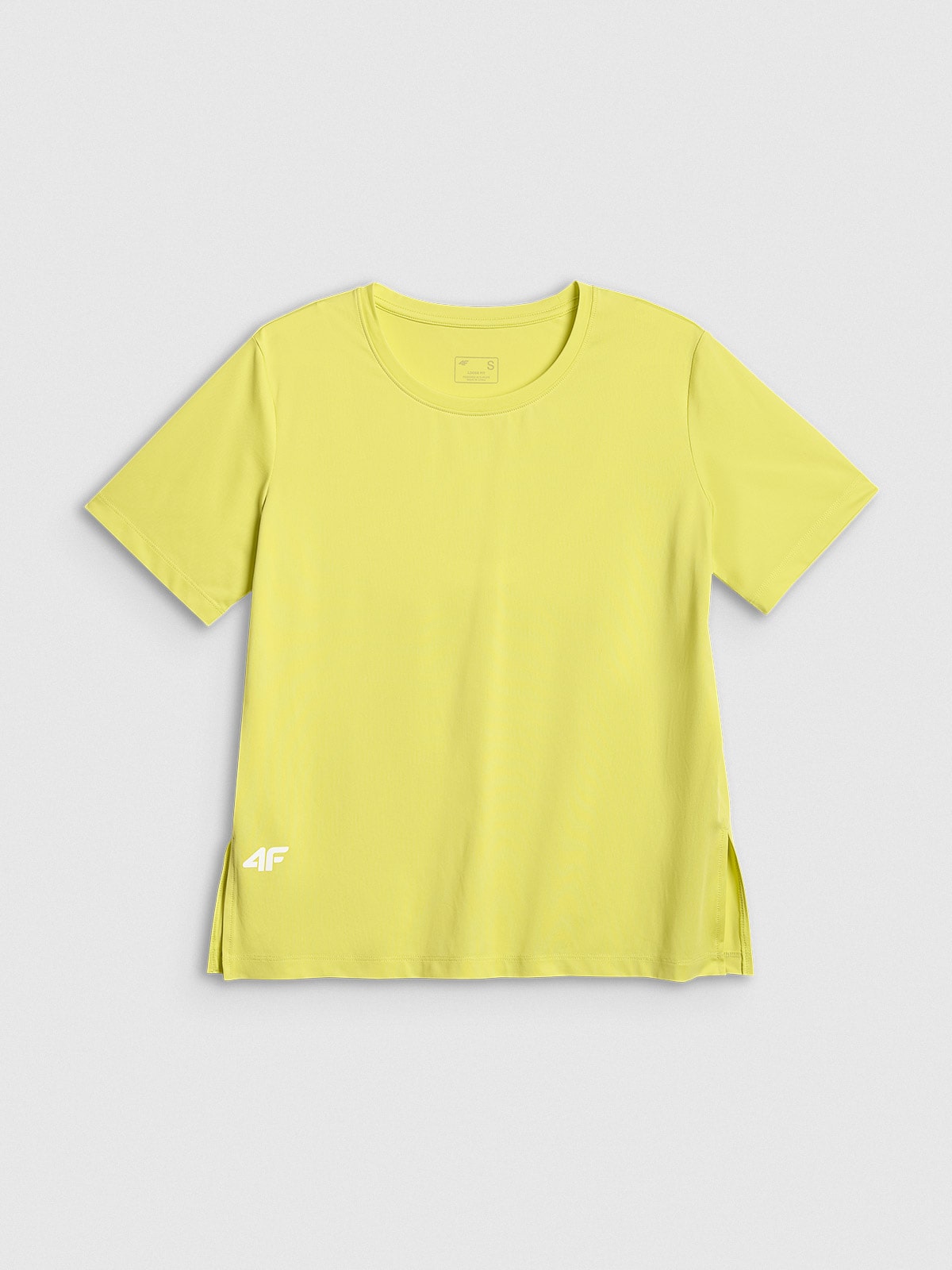 4F Koszulka treningowa loose szybkoschnąca damska - zielona XXL