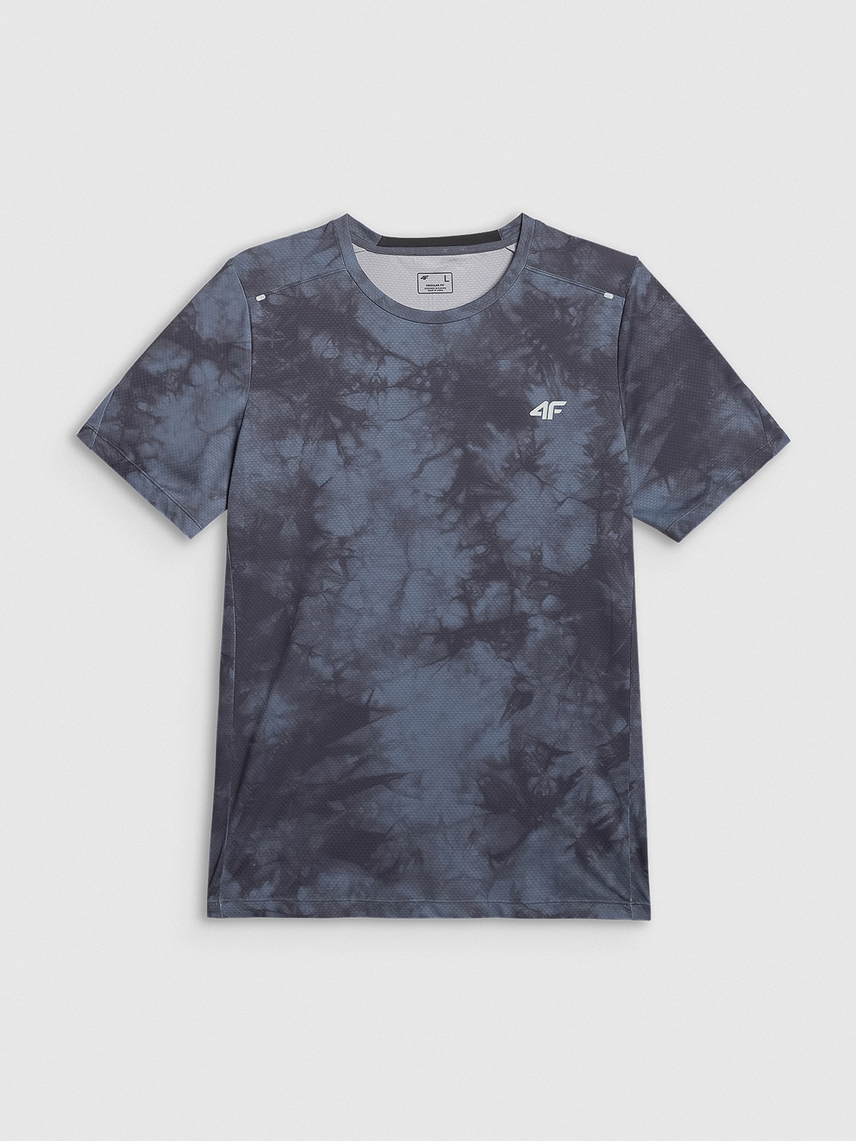 4F Koszulka treningowa regular szybkoschnąca męska - czarna XXL