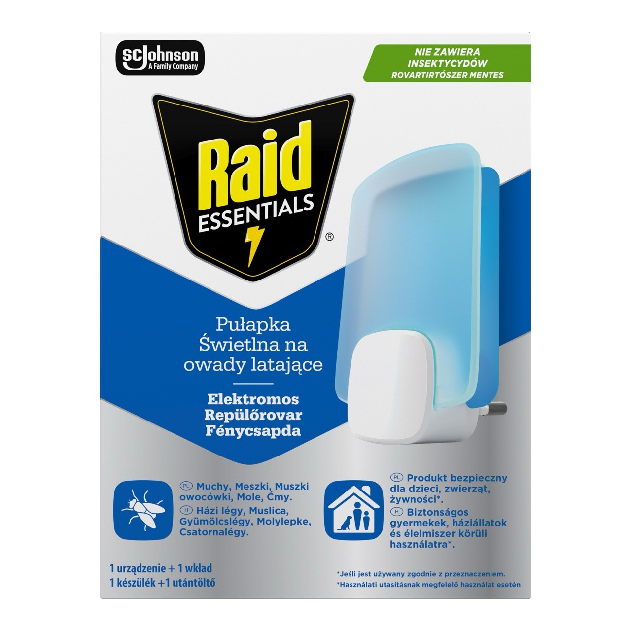 Raid Pułapka świetlna na owady latające Essentials