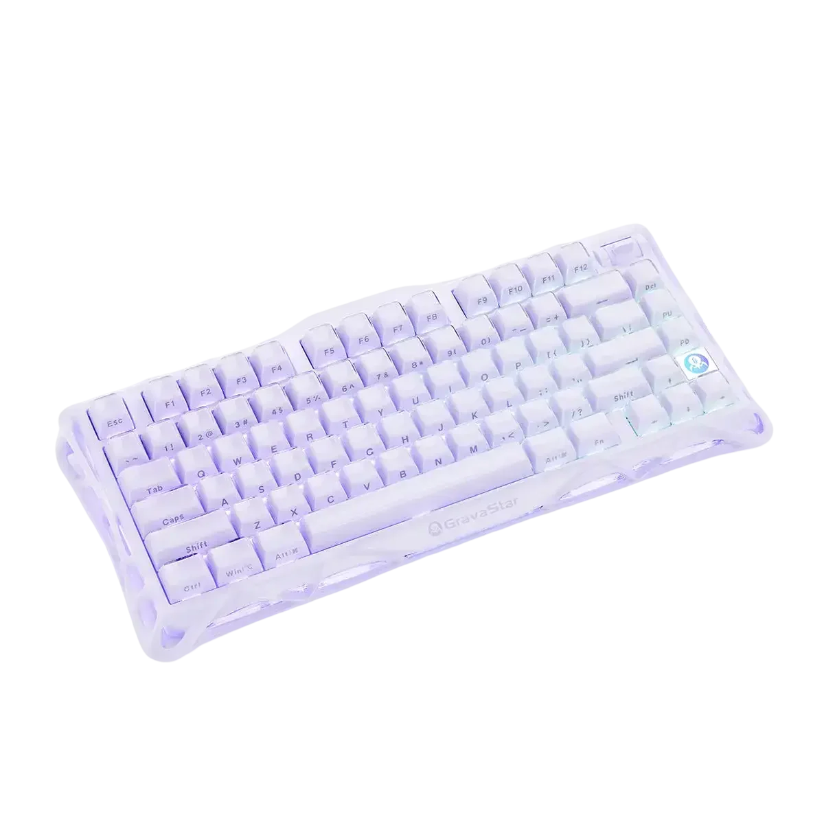 GravaStar - Mercury V75 Lavender Purple Wired Magnetic Keyboard GS V75 _PL