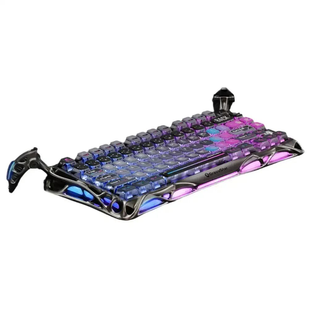 GravaStar - Mercury K1 Pro Special Edition Cyberpunk Wireless Mechanical Keyboard GSK1PRO_CBLK