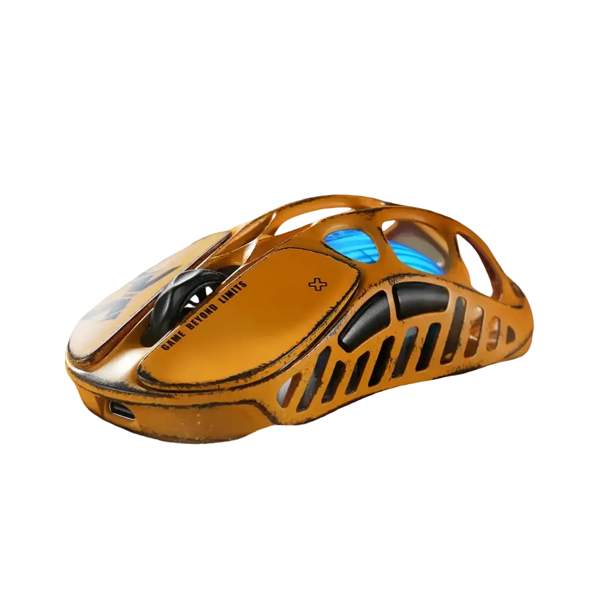 GravaStar - Mercury X Pro Special Edition Battle Worn-Yellow Wireless Gaming Mouse GS X PRO_YLW