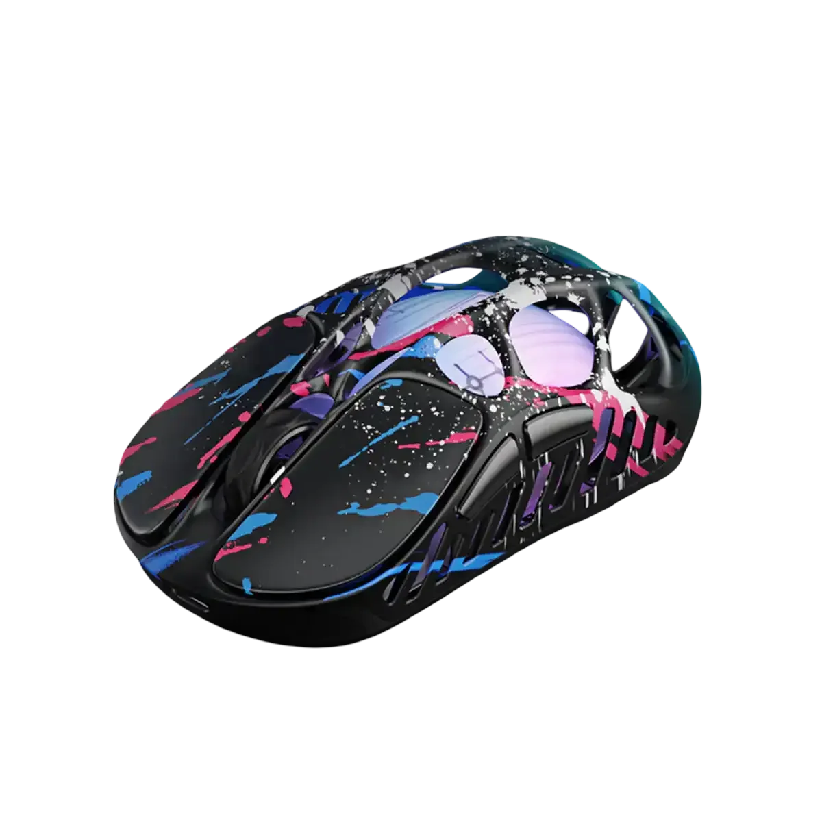 GravaStar - Mercury X Pro Special Edition Neon Graffiti Wireless Gaming Mouse GS X PRO_CG_BLK