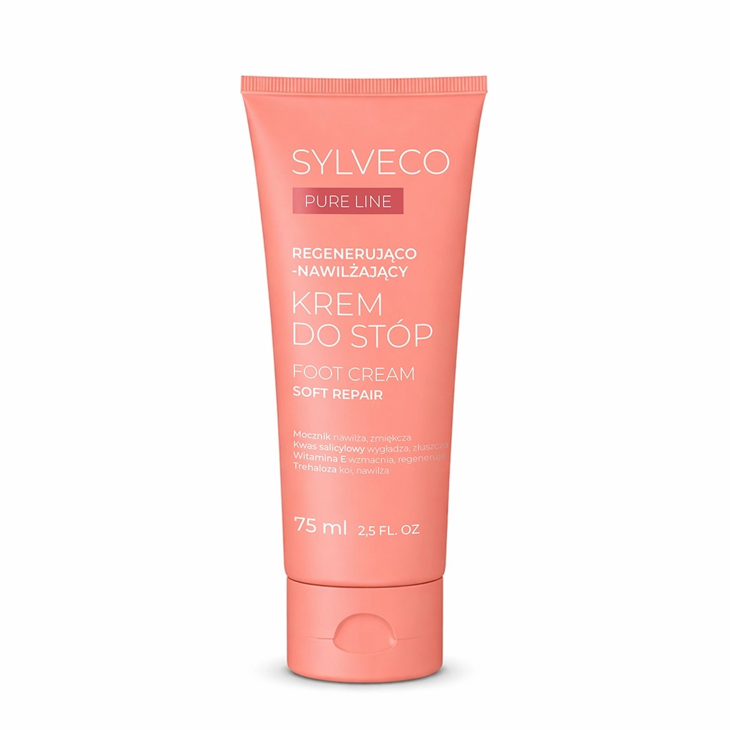Sylveco Pure Line Regenerująco-Nawilżający Krem do Stóp 75ml