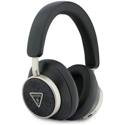 Guess Słuchawki nauszne 4G Triangle Logo Bluetooth ENC czarny