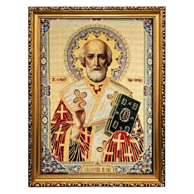 Obraz Haftowany Św. Mikołaj 32/42cm - obraz
