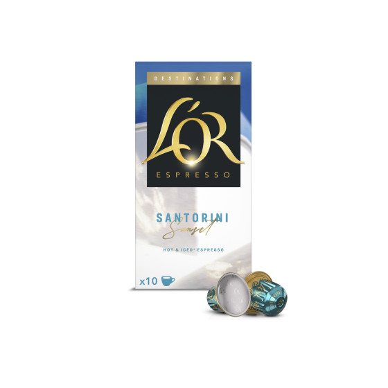 Kawa w kapsułkach L'OR Santorini do ekspresów Nespresso®, 10 szt.