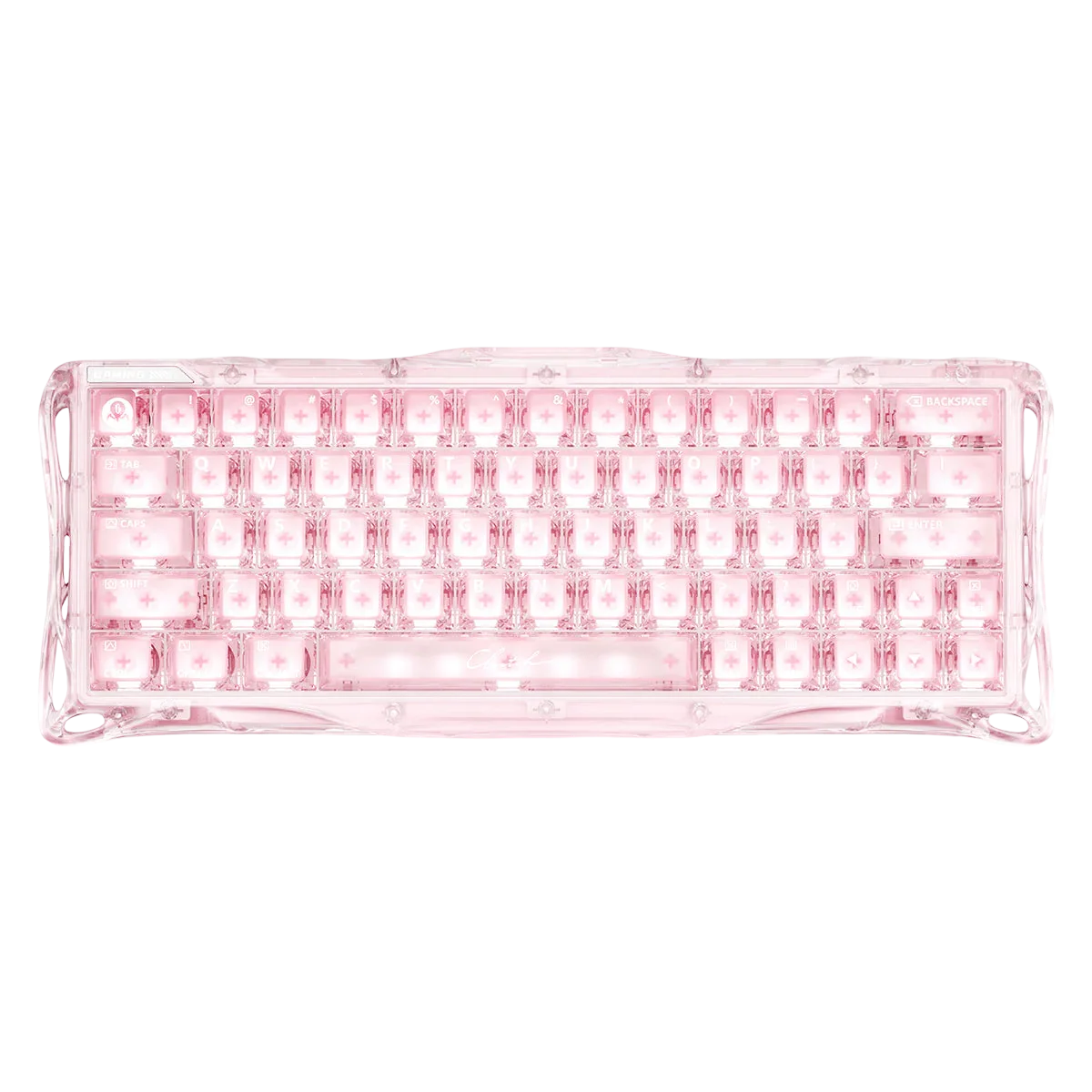 GravaStar - Mercury V60 Crystal Rose Magnetic Keyboard
