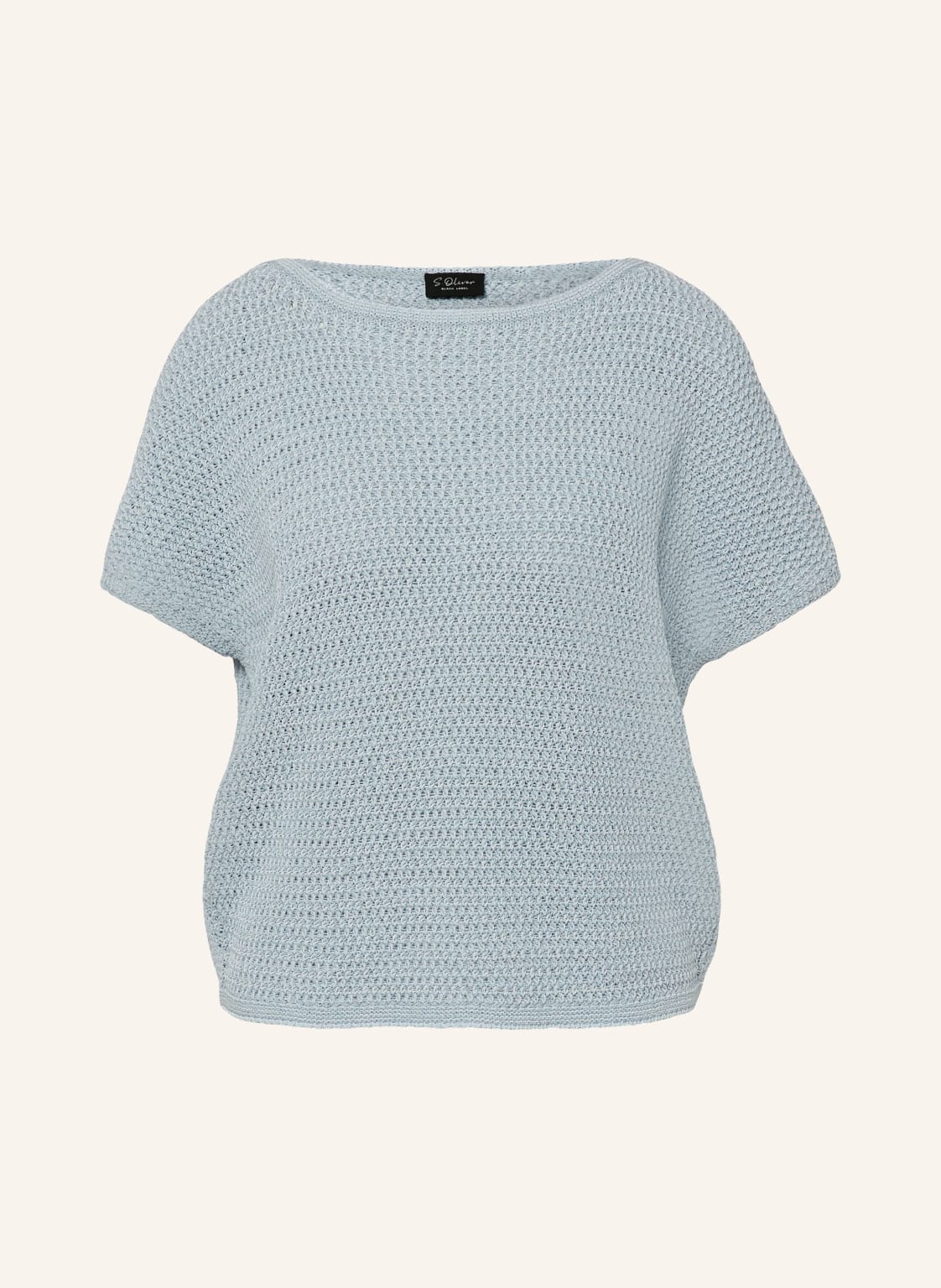 S.Oliver Black Label Bluzka Z Dzianiny blau
