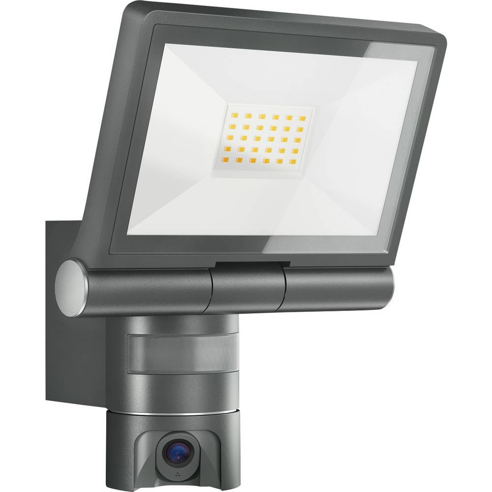Steinel Naświetlacz z kamerą i czujnikiem XLED CAM2 SC LED PIR 21W 3000K 2310lm IP44 IK03 230V antracytowy / aluminium