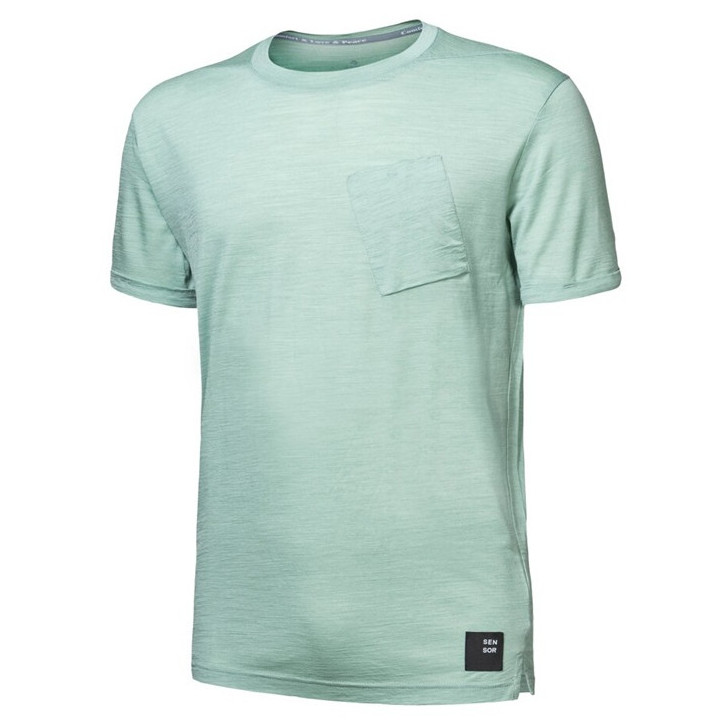 Męska koszulka Sensor Merino Air Traveller Rozmiar: XL / Kolor: jasnozielony