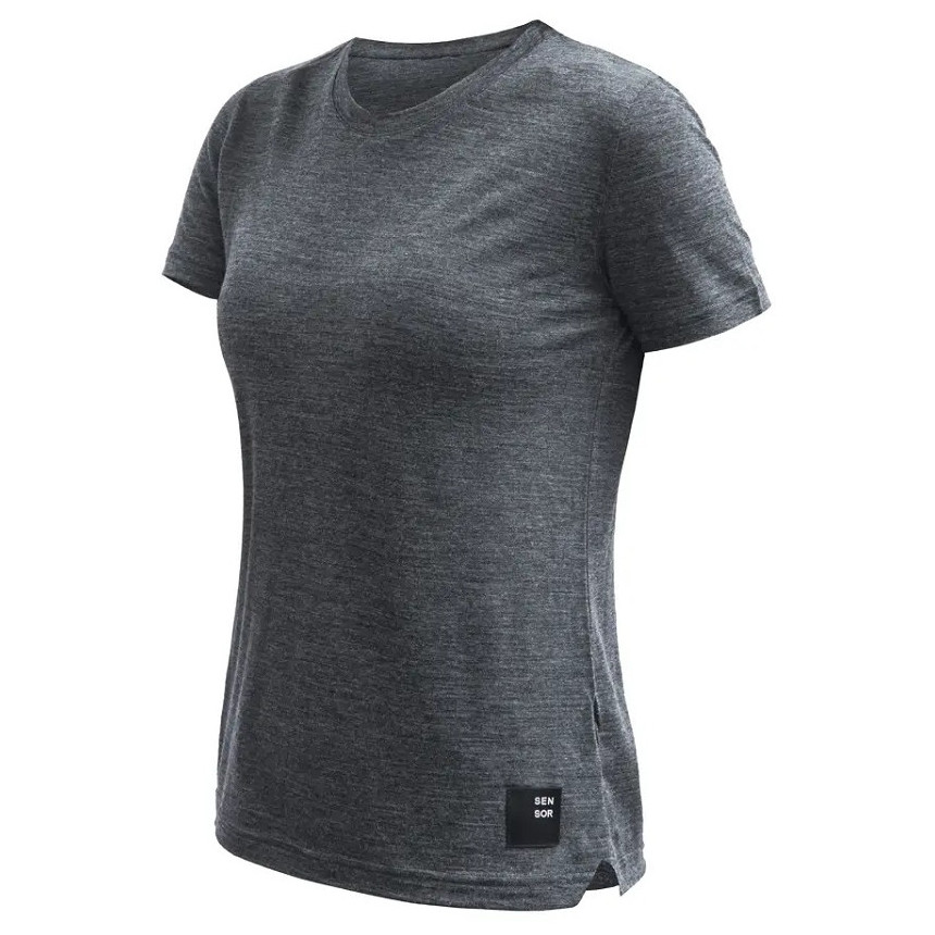Damska koszulka Sensor Merino Lite Rozmiar: M / Kolor: szary