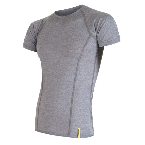 Męska koszulka Sensor Merino Active kr. r. (2020) Rozmiar: XL / Kolor: szary