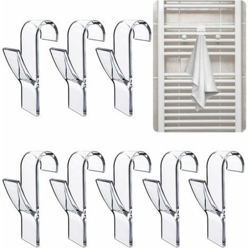 8 sztuk haczyków do grzejnika suszarki do ręczników, haczyki do grzejnika łazienkowego, wieszak na ręczniki, łazienka biuro szafka