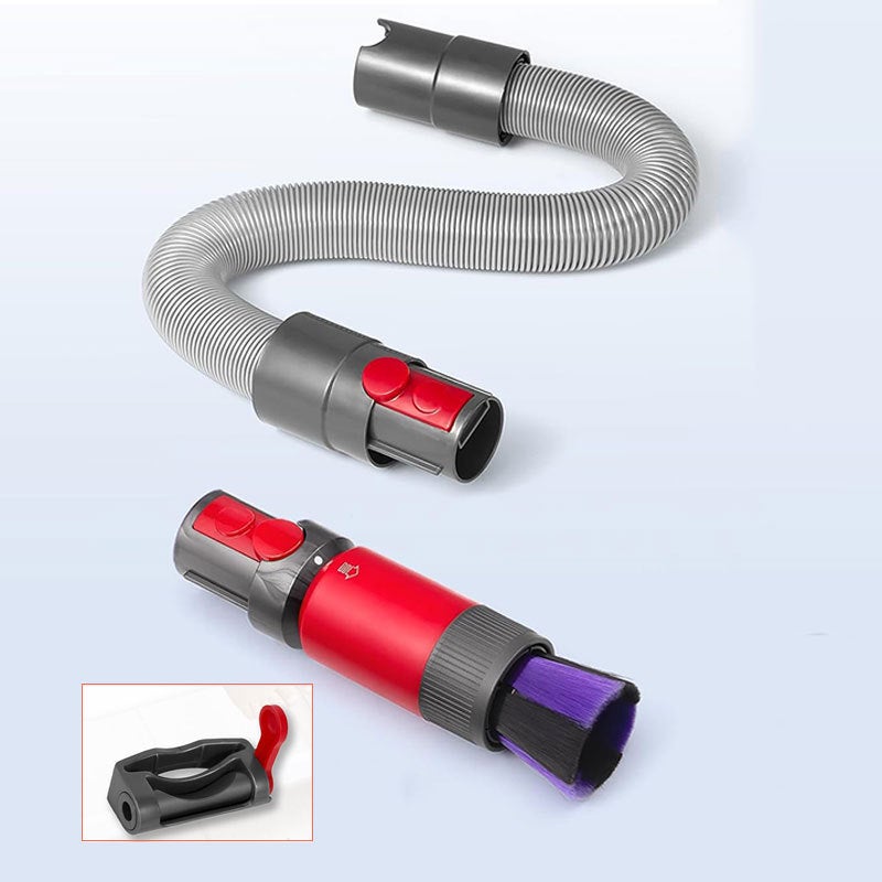 Szczotka do odkurzacza dla Dyson Outsize, V15, V10, V11, V7, V8 z przedłużonym wężem i szarym zapięciem