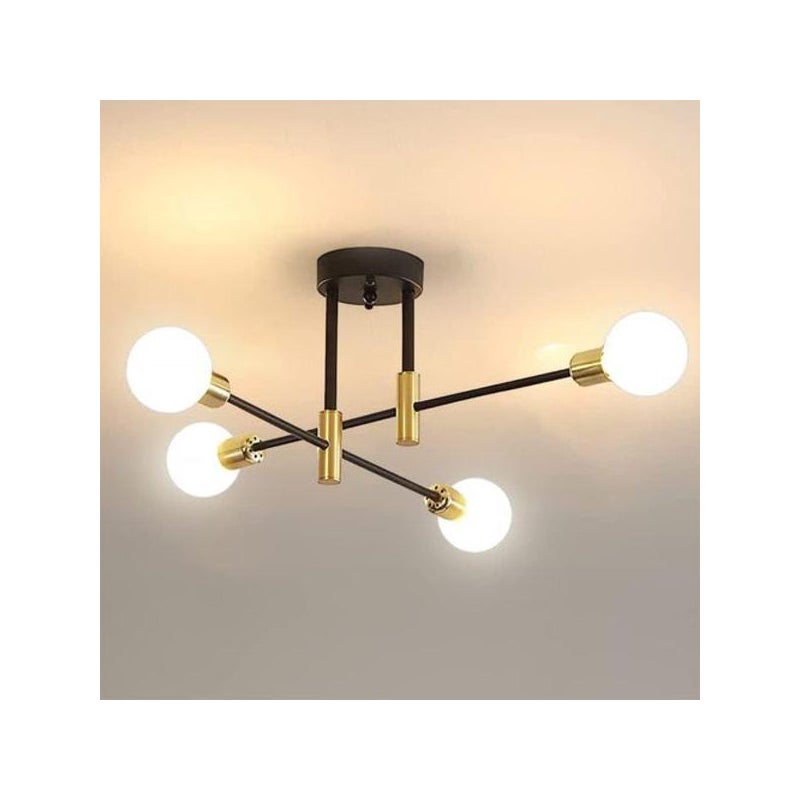 Plafonnier retro, plafonnier przemysłowy E26, średnica 70 cm, do