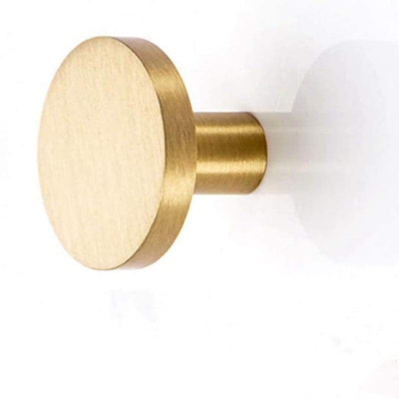 1-częściowy wieszak na ubrania, mosiężny wieszak ścienny, wytrzymały, do indywidualnego, dekoracyjnego wieszania na ścianie, ręczników, kluczy, kapelu