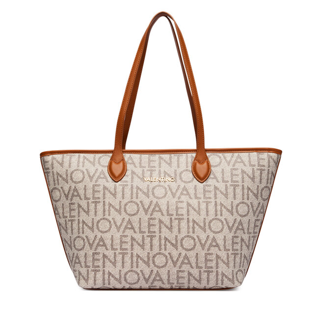 Torebka Valentino Logo VBSA1F02 Beżowy