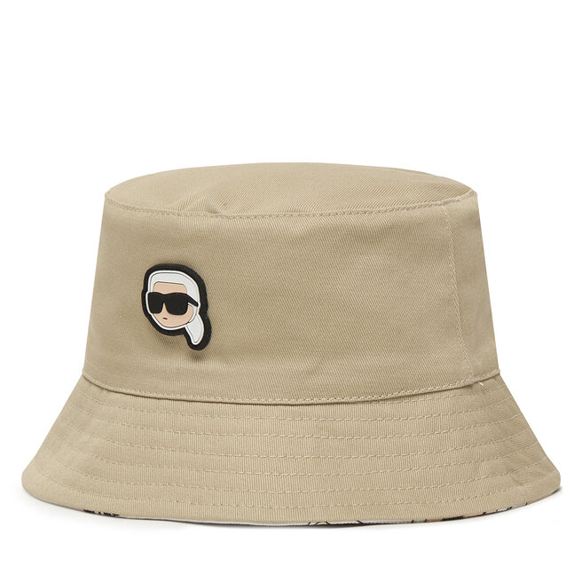 Kapelusz KARL LAGERFELD Bucket Z31206 Beżowy