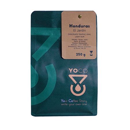 Yoco Kawa ziarnista Honduras El Jardin Natural Anaerobic Filter 250 g - kawa