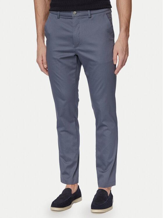 BOSS Spodnie materiałowe P-Kaiton1 50553841 Niebieski Slim Fit