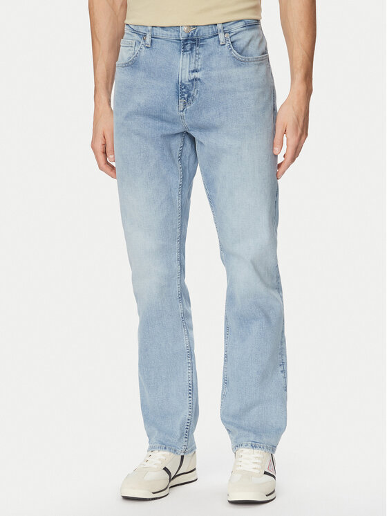 Guess Jeansy M6GA31 D0779 Niebieski jasny Straight Fit