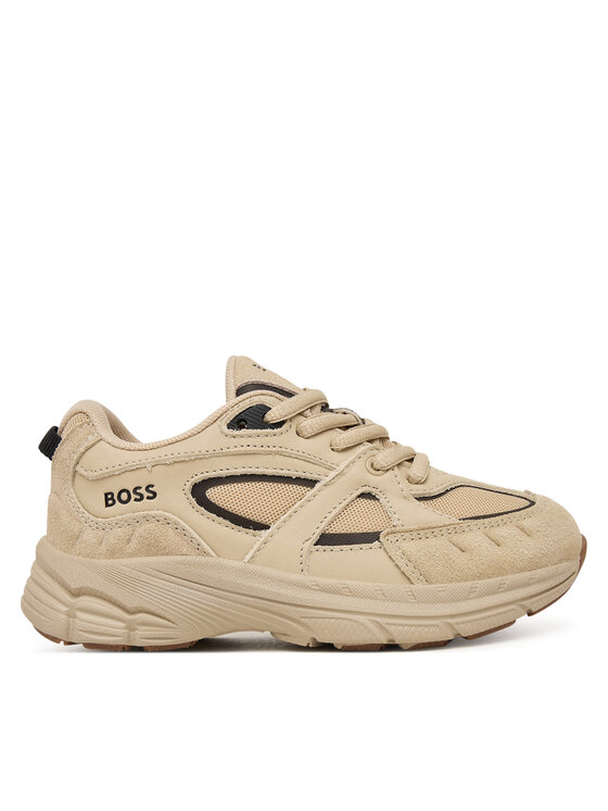BOSS Sneakersy J53241 M Beżowy