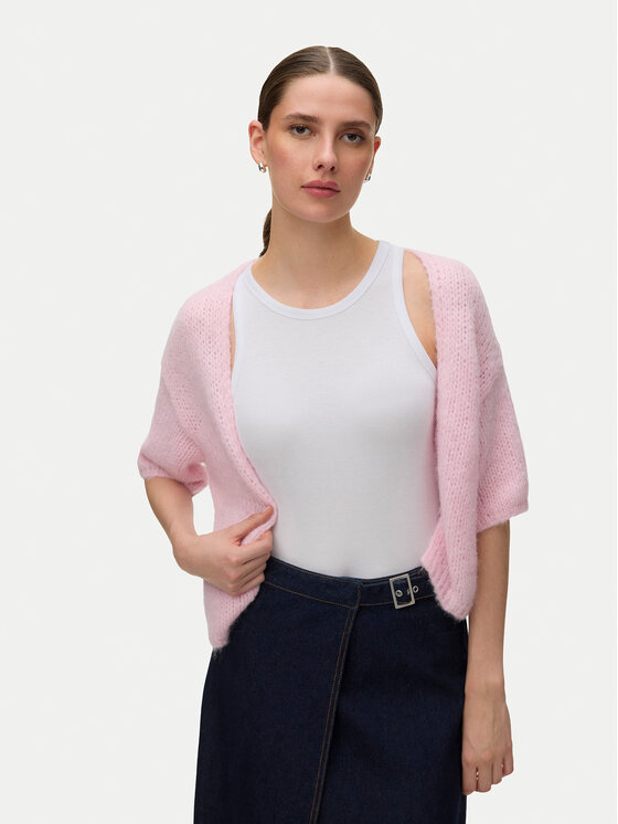 Vero Moda Kardigan Maybe 10348316 Różowy Regular Fit