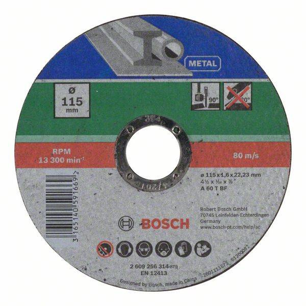 Bosch Tarcza tnąca do metalu  A 46 T BF 115x22,23 2609256314