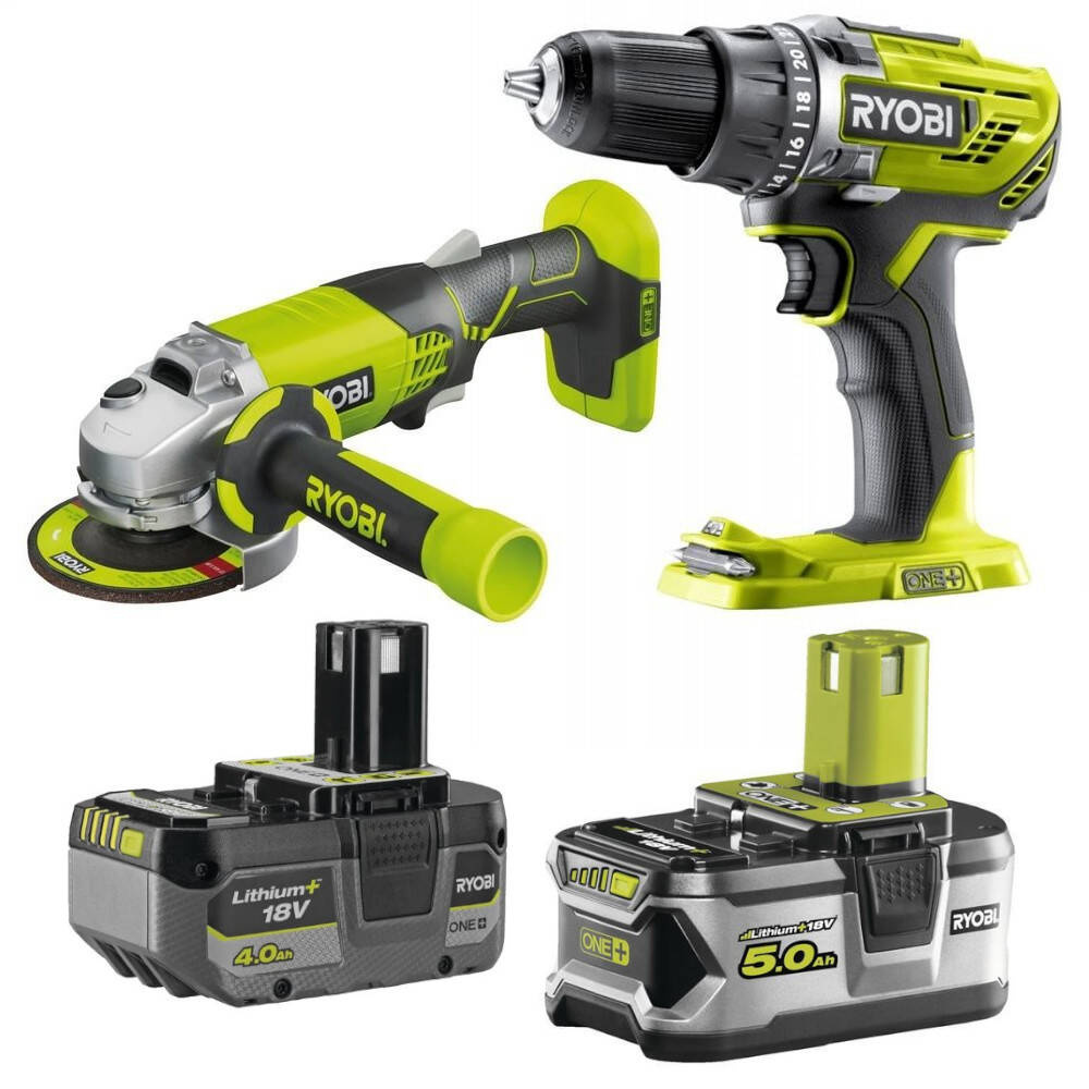 Zestaw elektronarzędzi Ryobi 5133002433+5133005053+5133002889+5133001903