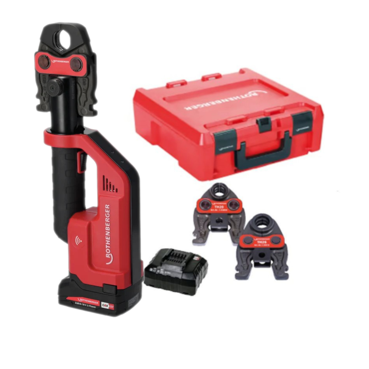 Zaciskarka akumulatorowa Rothenberger ROMAX COMPACT III Set TH16-20-26 1000004279
