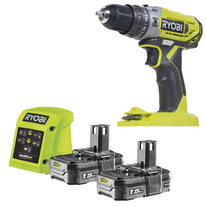 Ryobi Wiertarko-wkrętarka R18PD2-215G