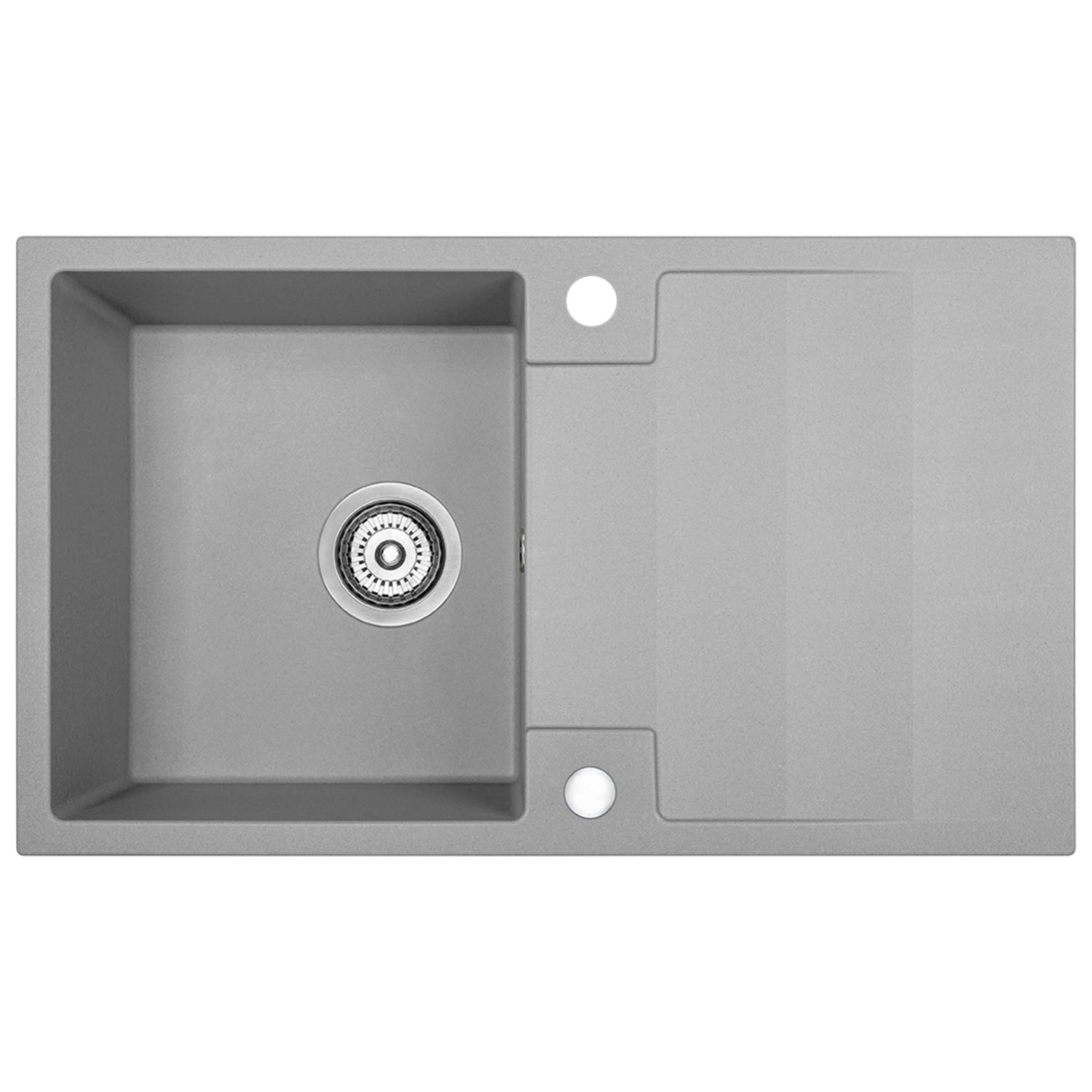 Kuchinox Rab zlewozmywak granitowy 76x44 cm szary SBF511Y