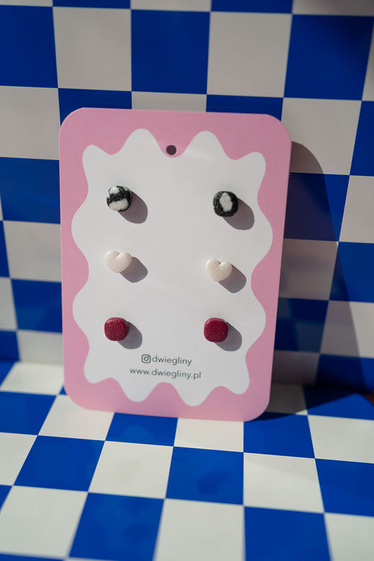 Zestaw 3 par małych sztyftów