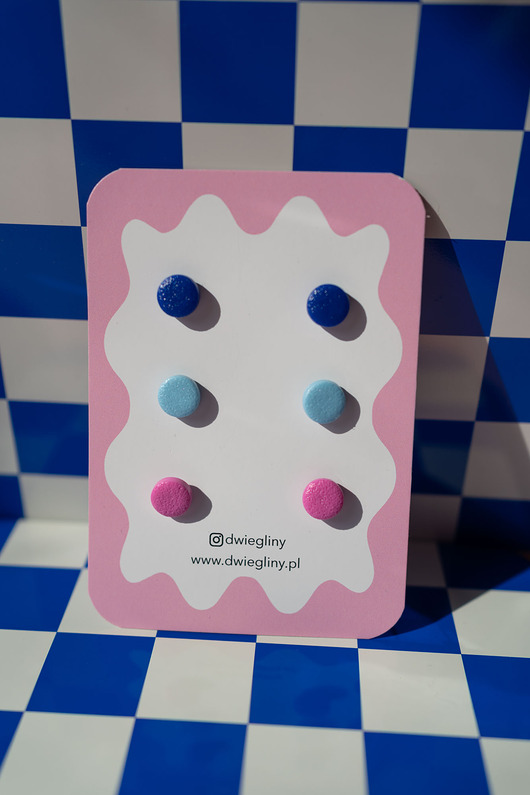 Zestaw 3 par małych sztyftów