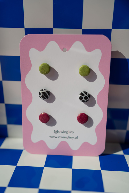 Zestaw 3 par małych sztyftów